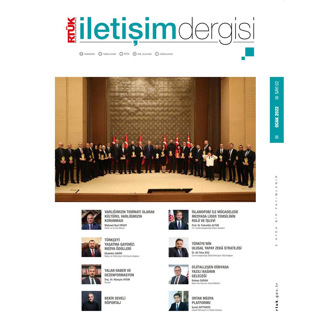 RTÜK İletişim Dergisi’nin İkinci Sayısı Yayında